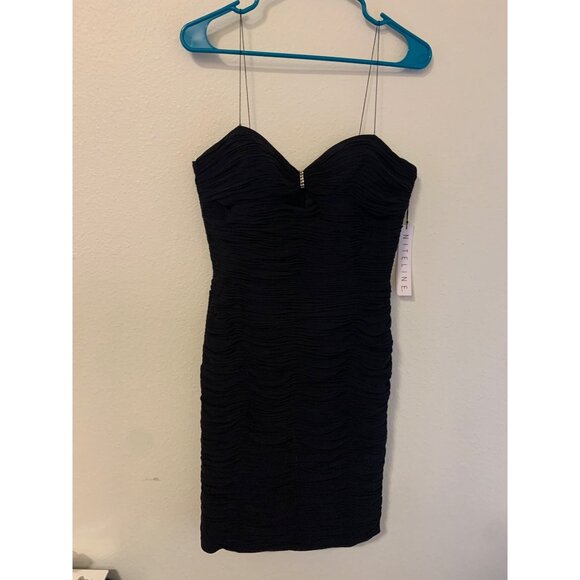 Niteline Dresses & Skirts - NWT Niteline Silk Formal Cocktail Party Dress Womens Size 10 Black N4